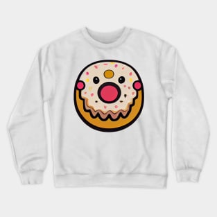 Surprised Donut #2 by dozydonut Crewneck Sweatshirt